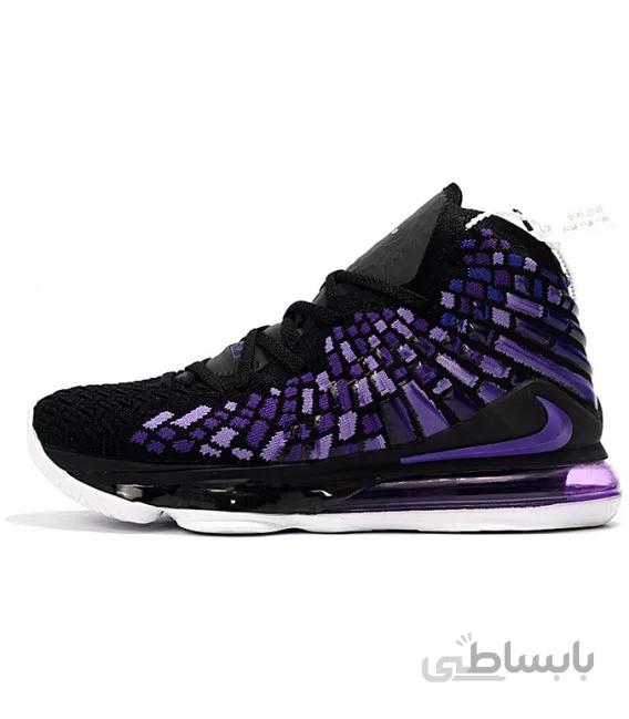 کفش بسکتبال زنانه نایک Nike LeBron 17 Purple Black