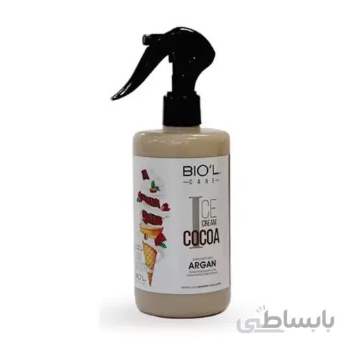لوسیون موی رنگ شده بدون آبکشی بستنی نسکافهای 400میل بیول ا Coffee Ice Cream Hair Lotion 400ml BIOL