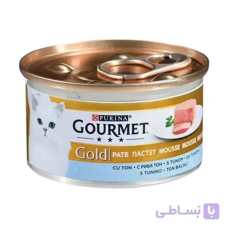 کنسرو غذای گربه گورمت مدل Gold Tuna وزن ۸۵ گرم کد 70680