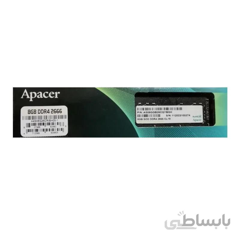 رم لپ تاپ DDR4 تک کاناله 2666 مگاهرتز اپیسر ظرفیت 8گیگابایت ا RAM DDR4