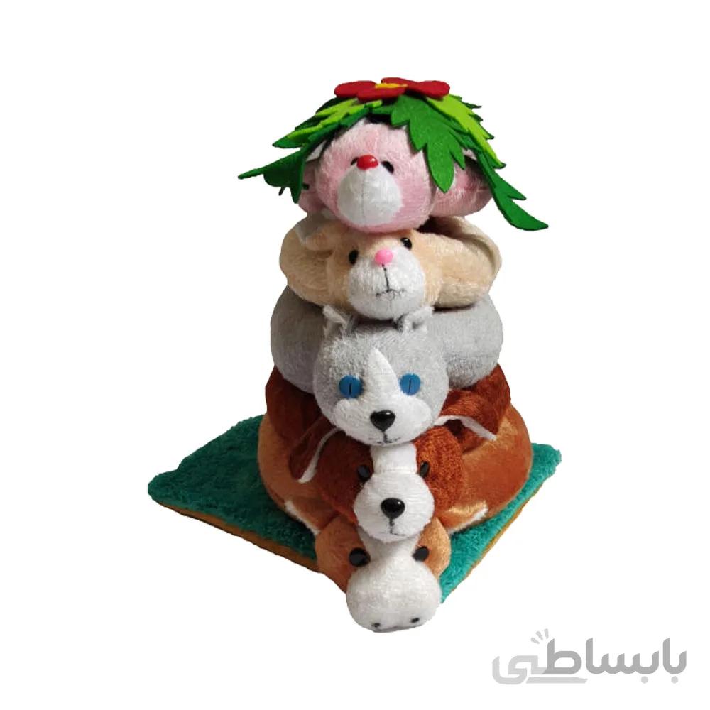 برج هوش حیوانات مزرعه پارچه ای شادی
