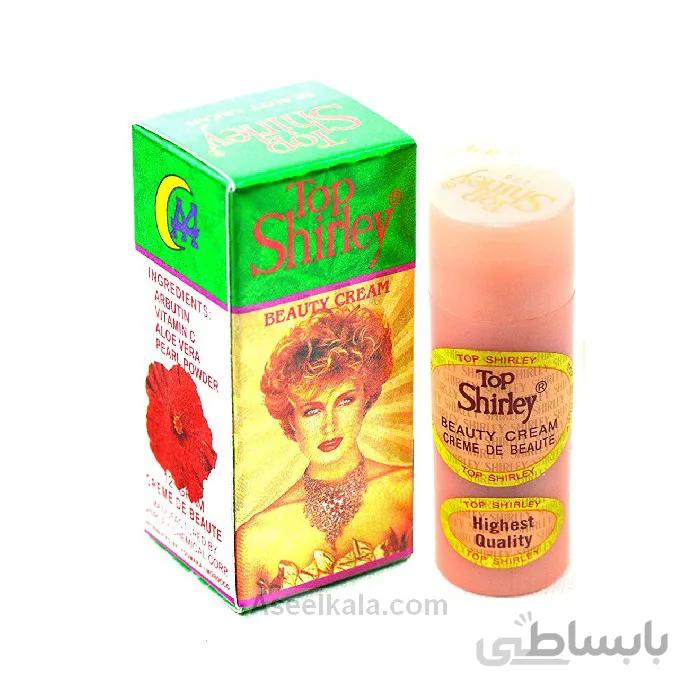 کرم تاپ شرلی Top Shirley سفید کننده و ضد لک وزن ۱۲ میل