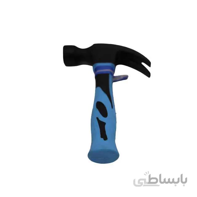 چکش دو شاخ میخ کش دسته فایبر (دسته کوتاه) ٢۵٠ گرمى لیون