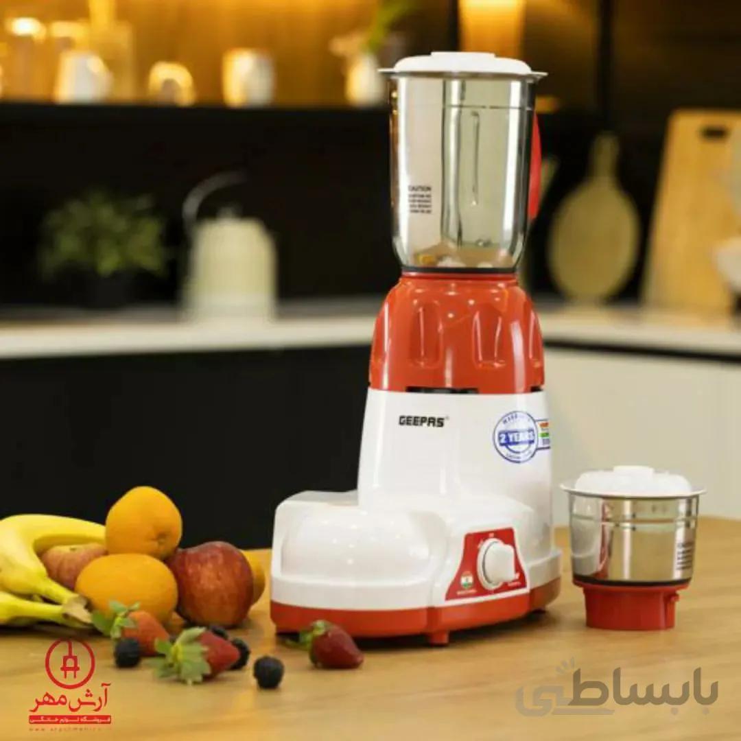 اسیاب برقی جی پاس مدل gsb5456n ا 2 in1 Mixer Grinder GEEPAS GSB5456N 550W
