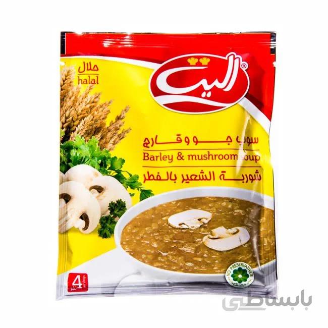 سوپ جو و قارچ الیت ۶۵ گرمی ا -