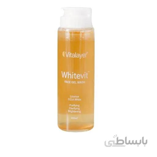 ژل شستشوی صورت حاوی ویتامین ث ویتالیر ا Vitalayer Vitamin C Face Wash