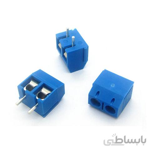 ترمینال پیچی مدل KF301 2Pin ابی بسته 5 تایی