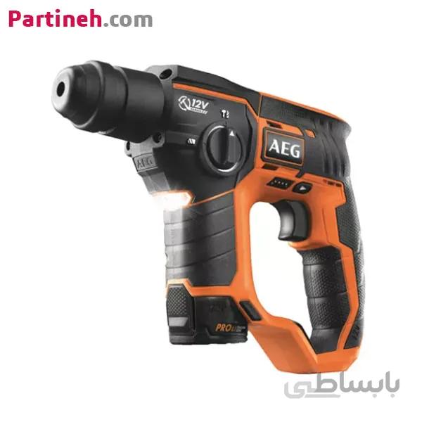 بتن کن 2 کاره AEG مدل BBH12LI-202 ا AEG 2-function concrete mixer model BBH12LI-202