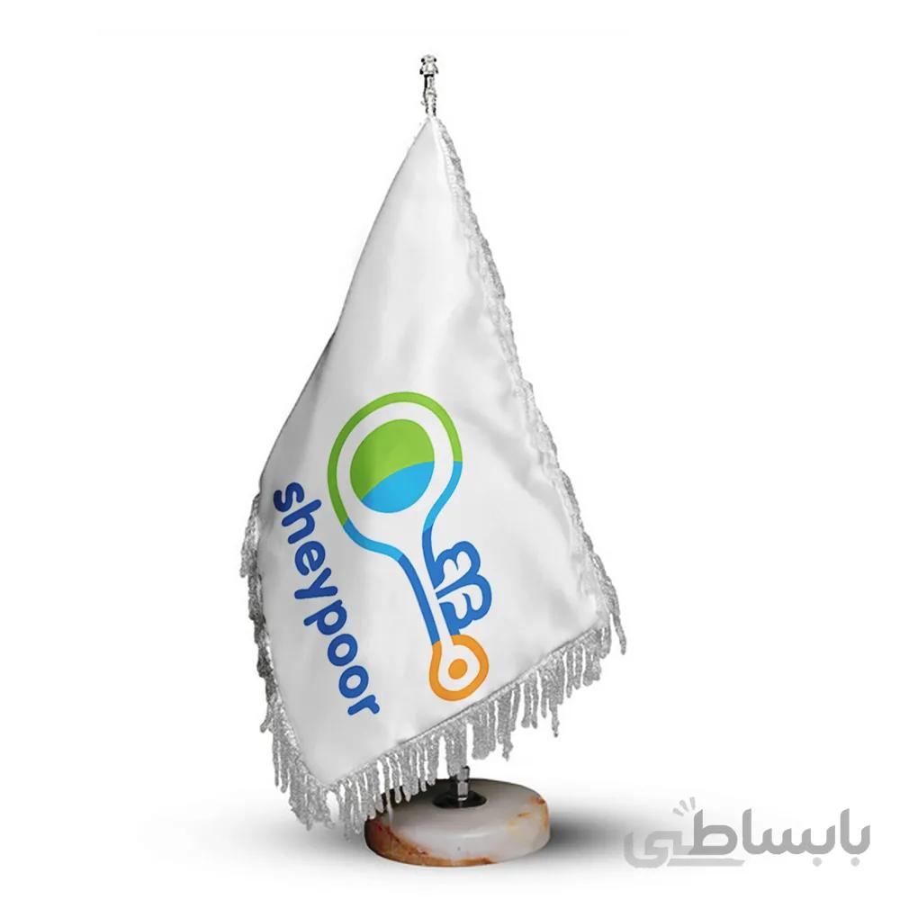 پرچم رومیزی و تشریفات با لوگو شیپور کد P715