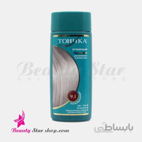 شامپو رنگساژ تونیکا بلوند پلاتینه شماره 9.1 حجم 150 میلی لیتر