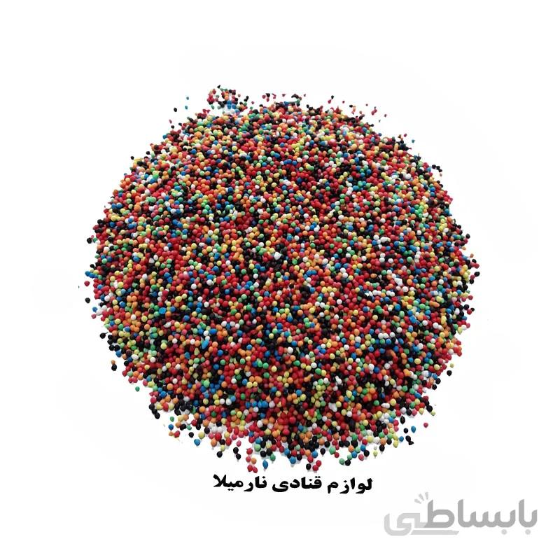 ترافل توپی ریز رنگین کمان