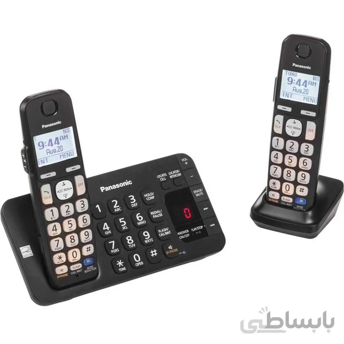 تلفن بیسیم پاناسونیک مدل KX-TGE242B ا Panasonic KX-TGE242B Wireless Phone