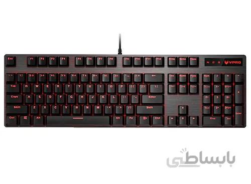 کیبورد مخصوص بازی رپو مدل v580 ا Rapoo V580 Gaming Keyboard