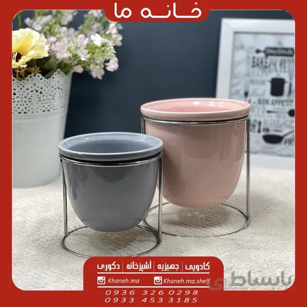 گلدان سرامیکی طرح ایکیا