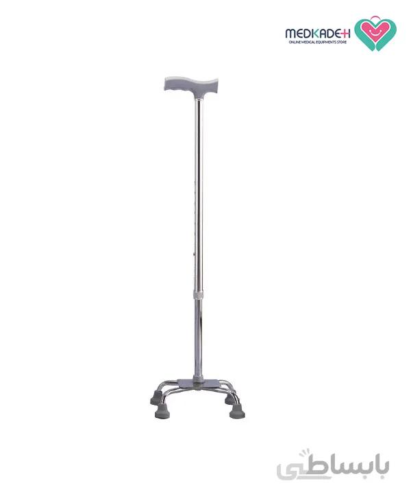 عصا چهارپایه سیلور t05 دسته Cane pvc