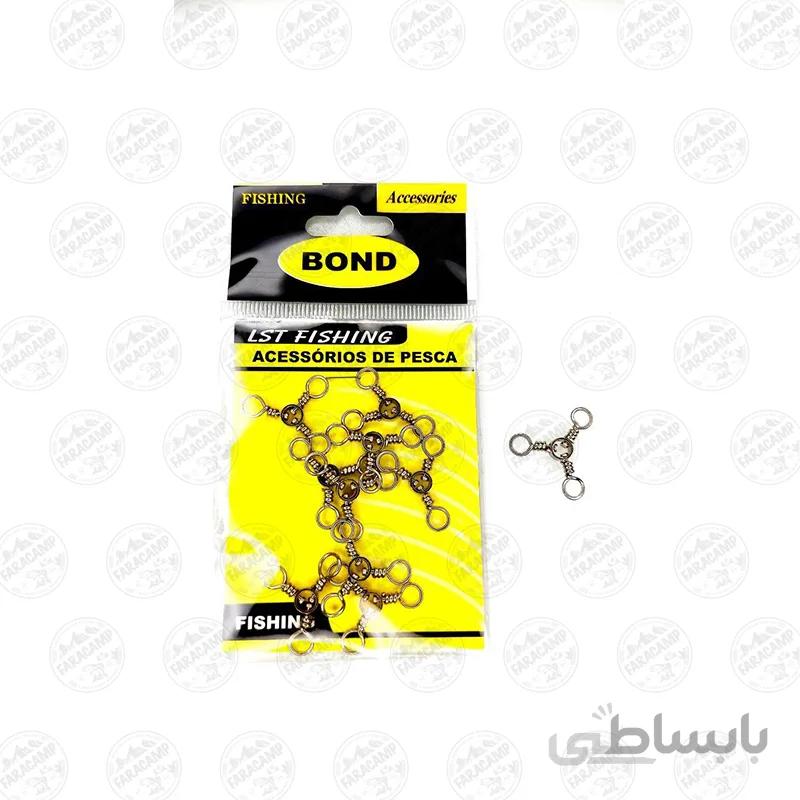سه راهی ماهیگیری سایز 3 بسته 10 عددی