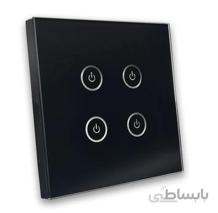 کلید هوشمند چهار پل کریستال