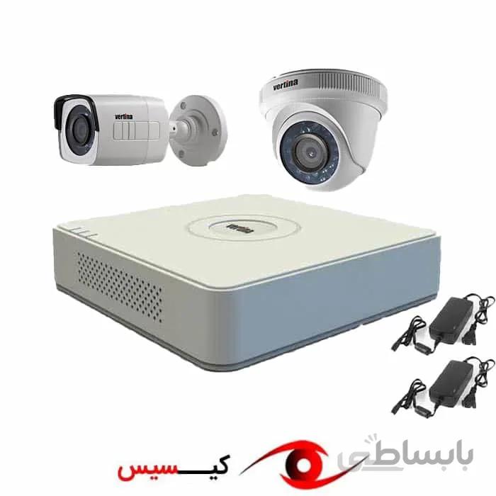 پک ۲دوربین مداربسته ۲مگاپیکسل ورتینا