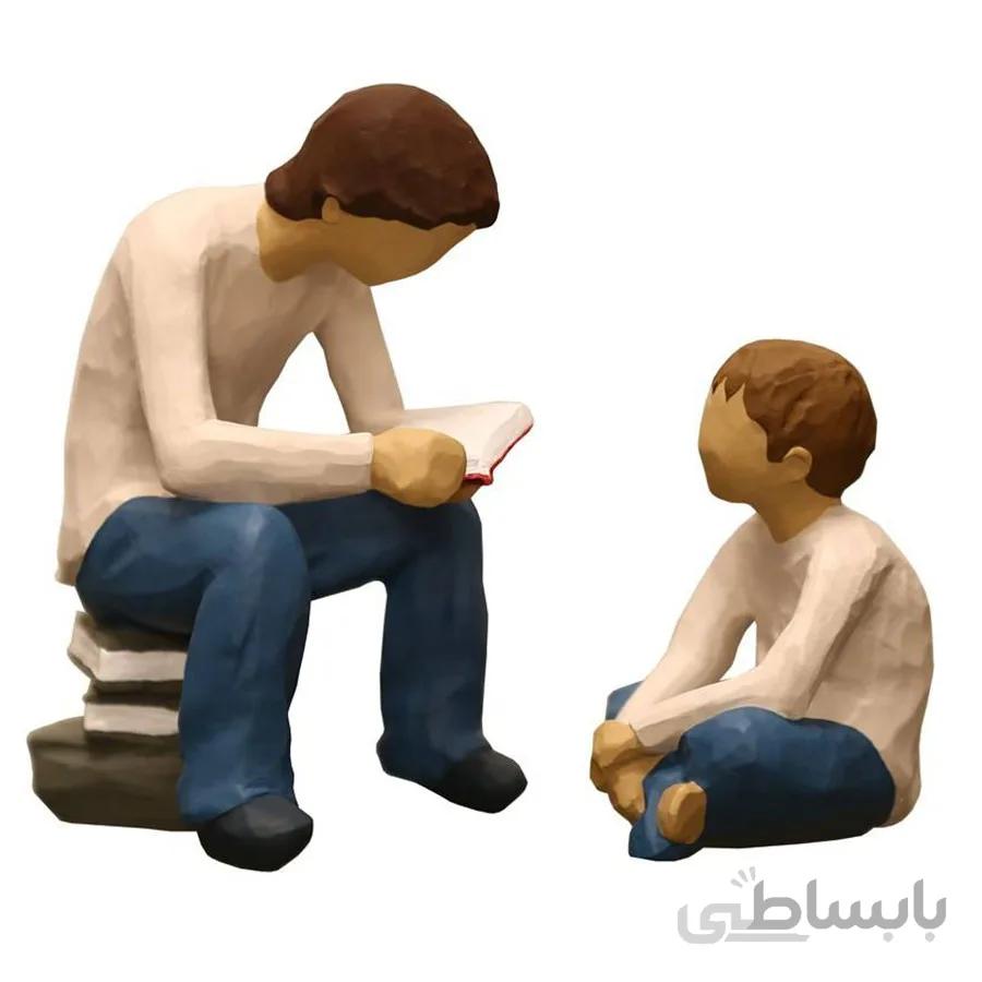 مجسمه امین کامپوزیت مدل Family Grouping کد 542 بسته دوعددی