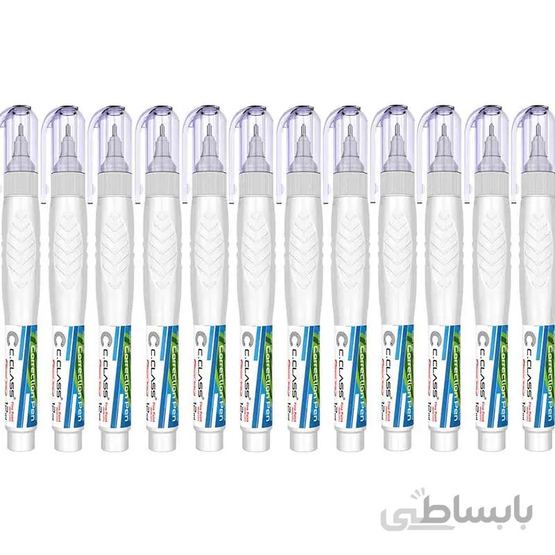 لاک غلط گیر قلمی سی کلاس مدل Fine Point بسته 12 عددی
