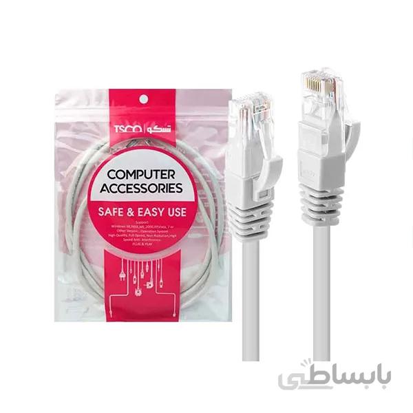 کابل شبکه تسکو TSCO TNC 610 CAT6 UTP LAN Cable 1m