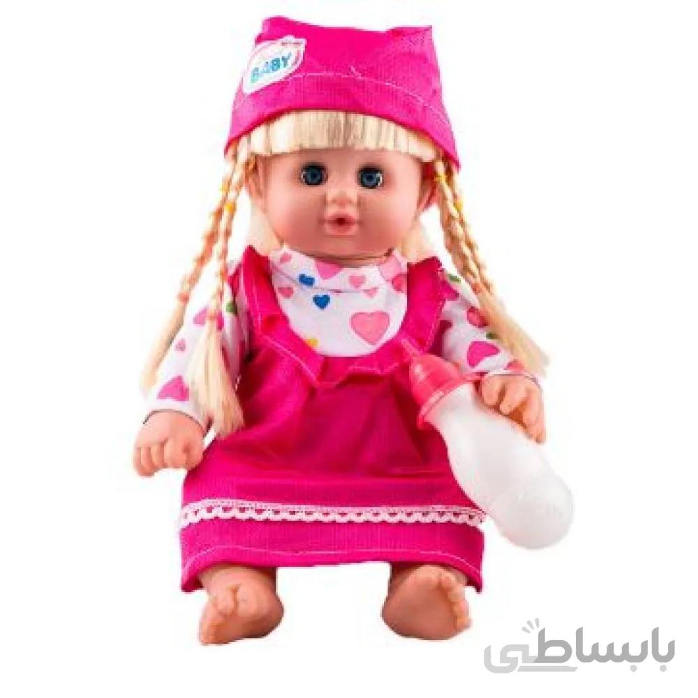 عروسک موزیکال دخترانه بیبی بورن صورتی Baby Huan_اسباب بازی