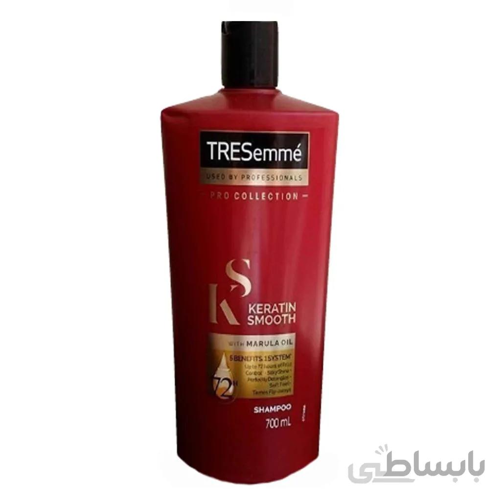 شامپو ترسمه TRESEMME مخصوص موهای کراتینه 700 میلی لیتر
