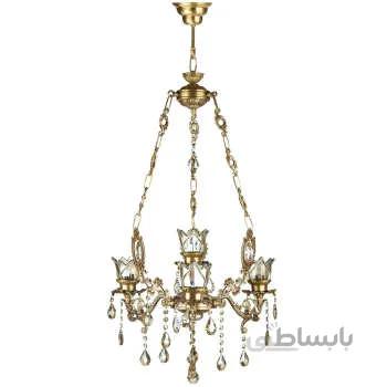 لوستر چشمه نور4 شعله کد S3571/3 ا Cheshmeh Noor S3571/3 Four Flames Chandelier