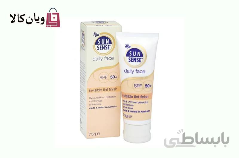 پک 12 تایی کرم ضد آفتاب رنگی سان سنس SPF50 مقدار 75 گرم SUNSENSE-ضد آفتاب عمده