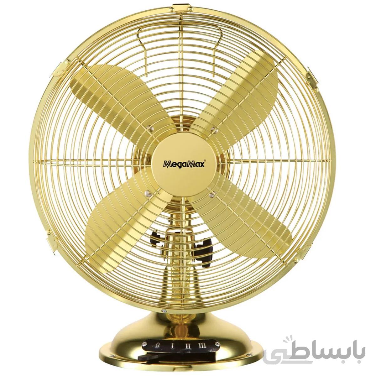 پنکه رومیزی قابل شارژ مگامکس مدل MPF-2500B ا Megamax MPF-2500B chargeable Fan