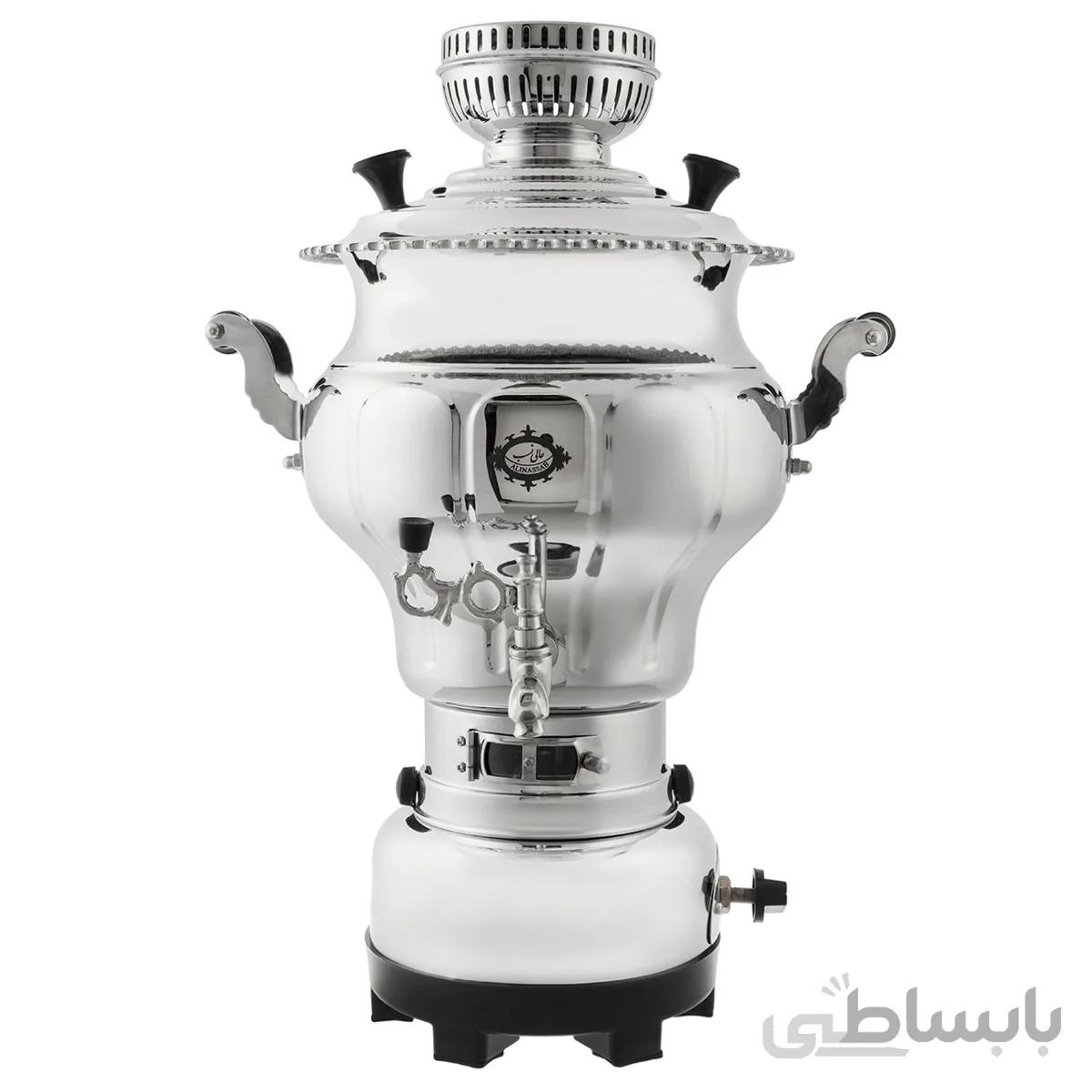 سماور گازسوز عالی نسب مدل Naghshineh ظرفیت 6 لیتر