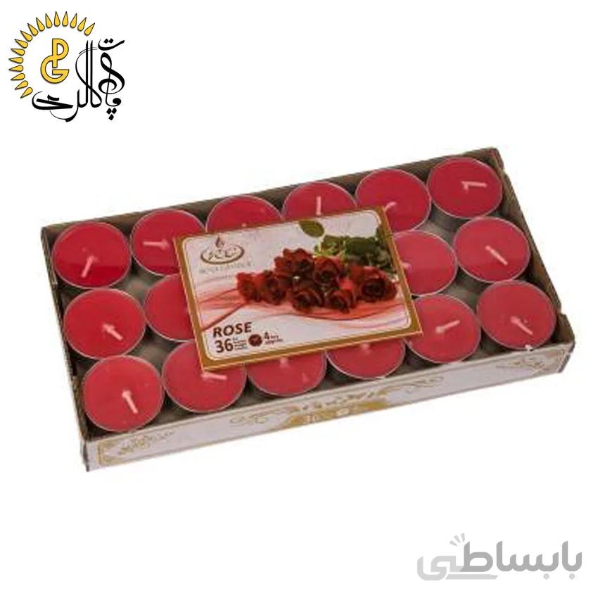 شمع وارمر معطر 36 عددی (رایحه گل رز)