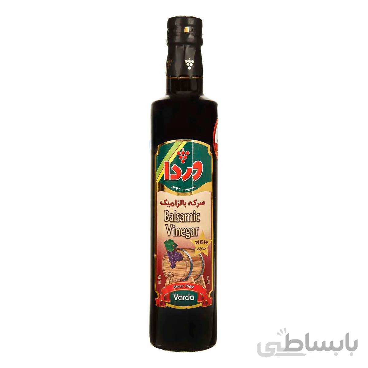 سرکه بالزامیک 500 میلی‌لیتری وردا