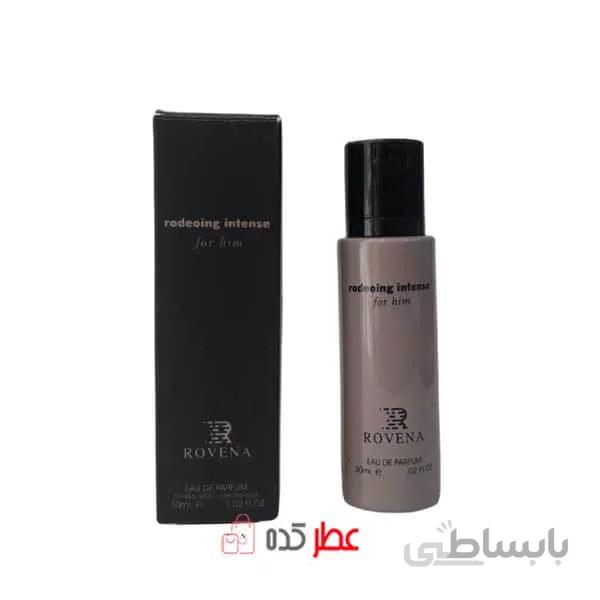 عطر ادکلن روونا Rovena Rodeoing Intense for Him حجم 30 میل ( نارسیس مشکی پرفیوم مر