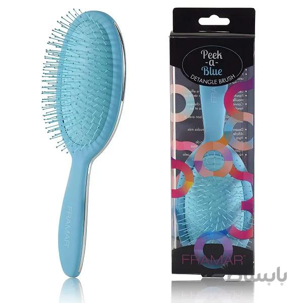 برس مو فرامار مدل DETANGLE BRUSH رنگ آبی