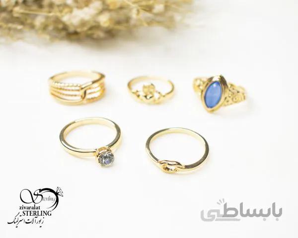 پک انگشتر زنانه کد 5582