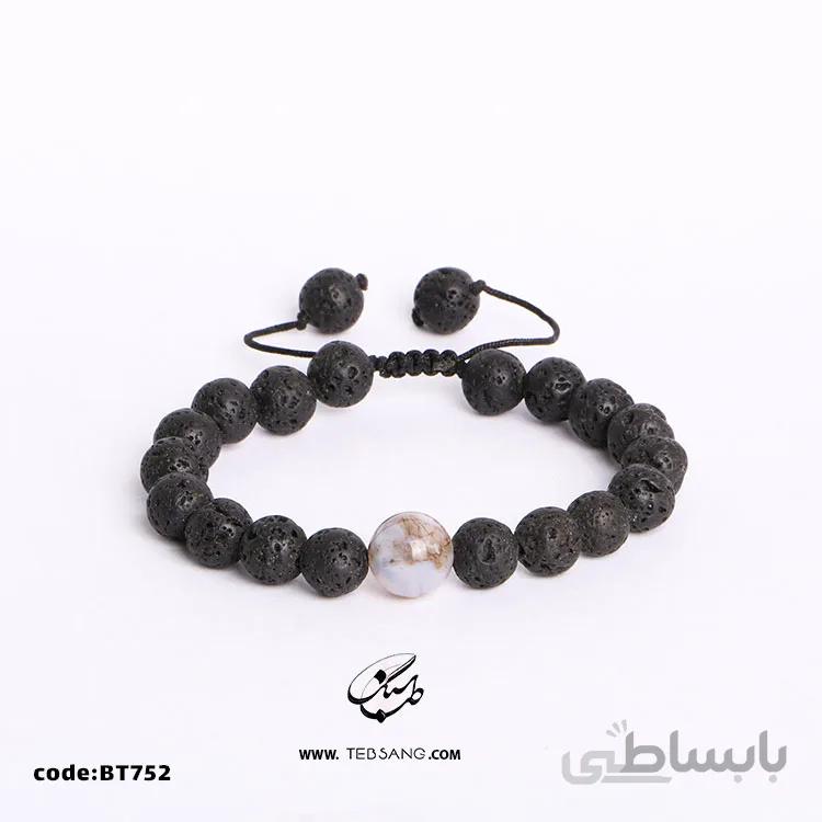 دستبند سنگ عقیق کد BT-752