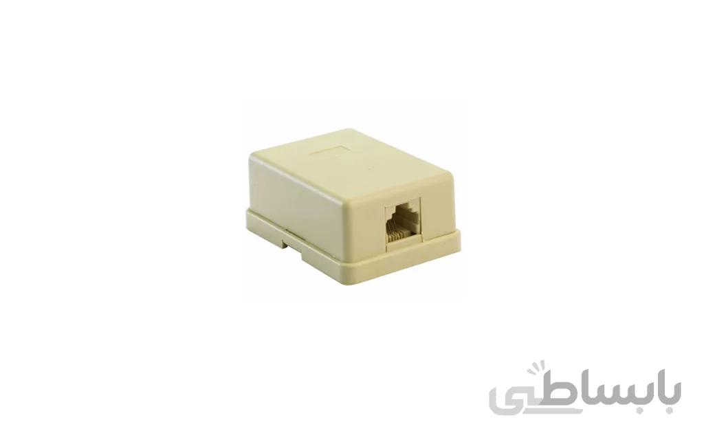 پریزتلفن روکارتک سوکت 4 پین