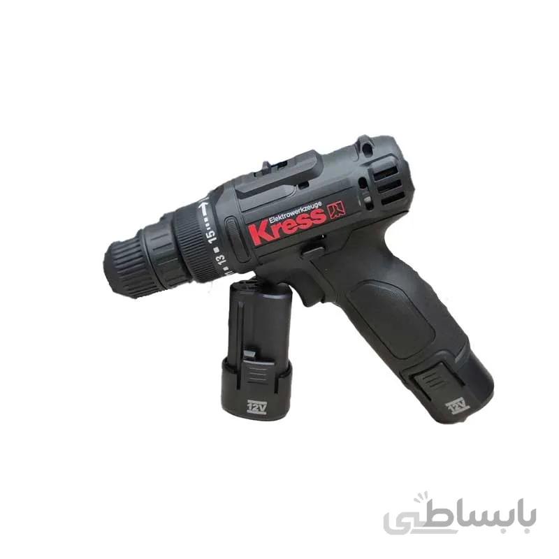 دریل شارژی 12 ولت کرس مدل Kress KU201 ا Kress cordless drill KU201