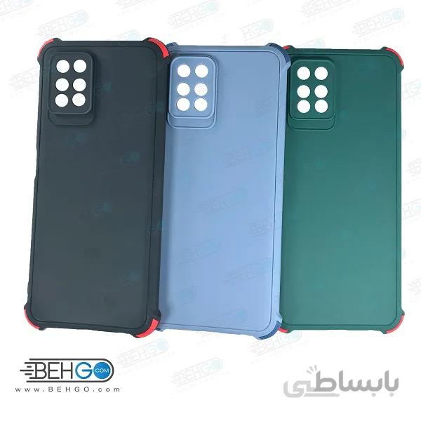 قاب گوشی موبایل اینفینیکس مدل نوت 10 پرو کاور گارد ژله ای دکمه رنگی با محافظ لنز دوربین Infinix Note 10 PRO X695