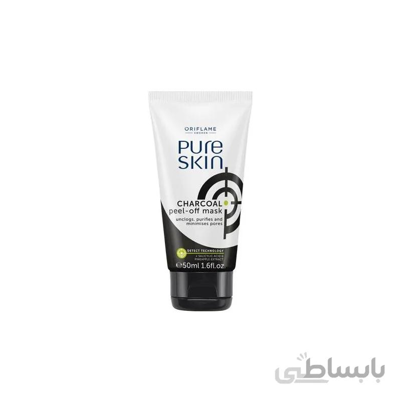 ماسک زغال پیل آف پیوراسکین Pure Skin Charcoal