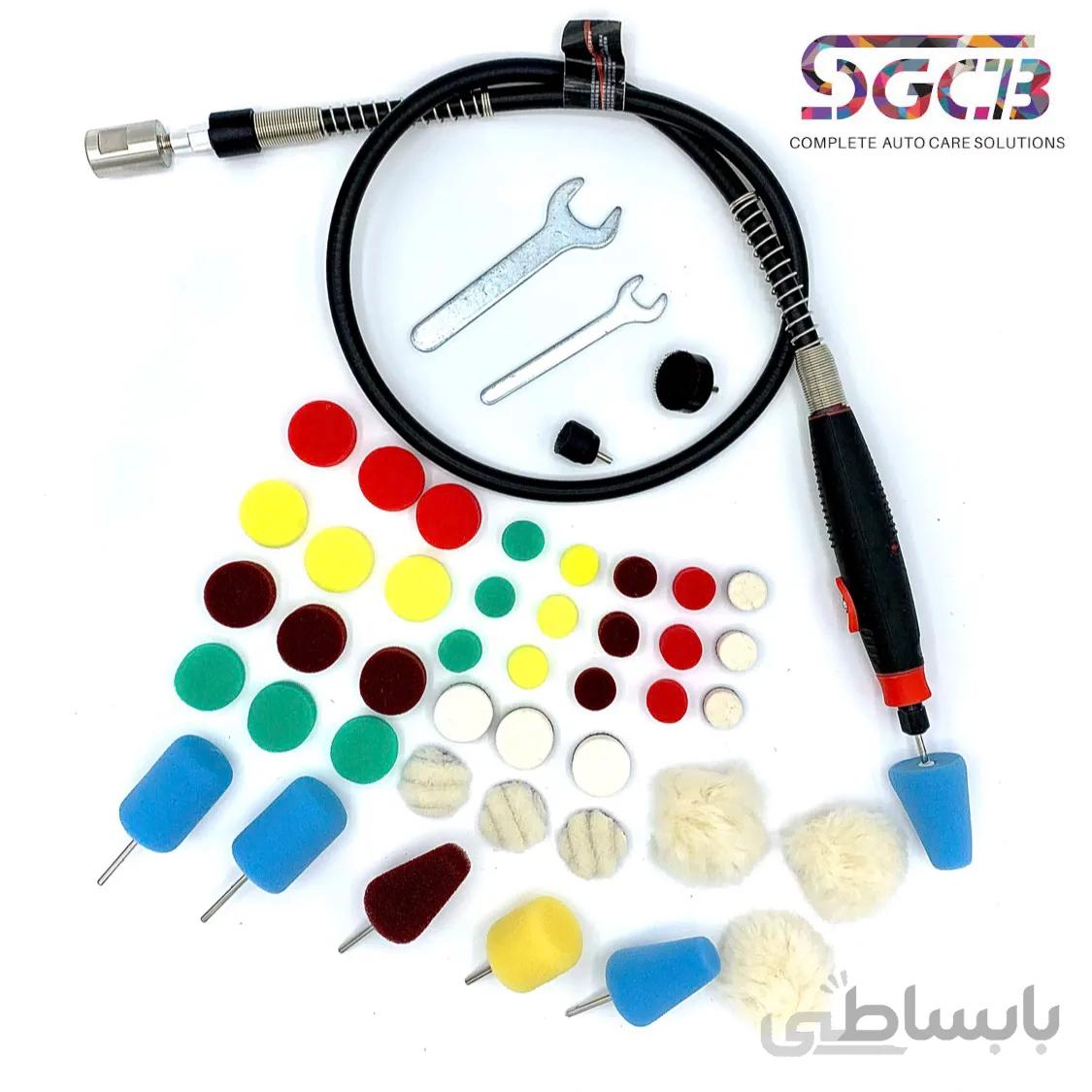 ست دیتیلر پولیش مینیاتوری اس جی سی بی مدل SGCB Details Polishing Tool Kit