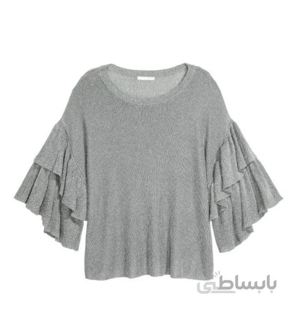 بلوز زنانه آستین پلیسه H&M