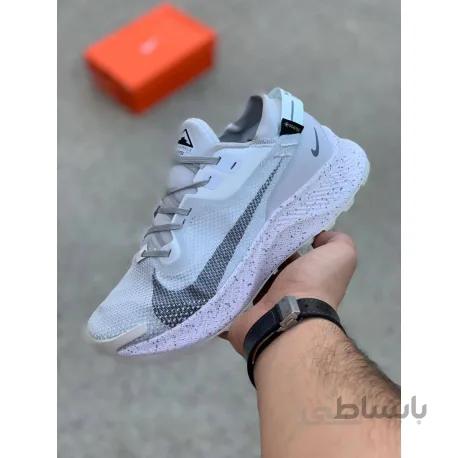 ست کفش اصلی نایک پگاسوس تریل 2 سفید nike pegasus tral 2 running shoes