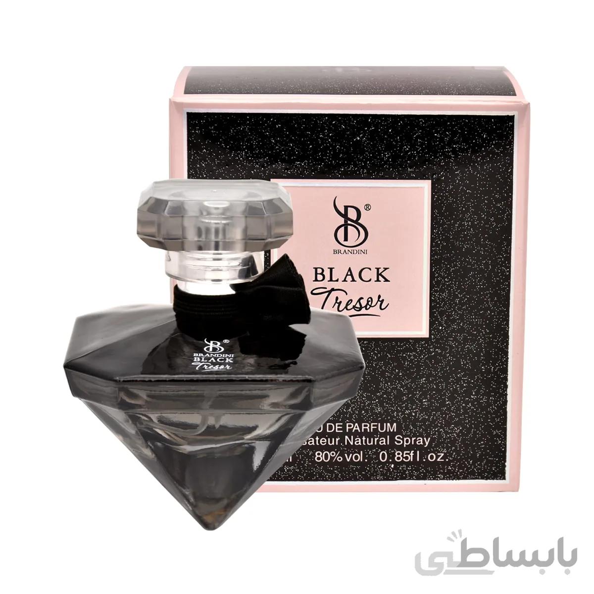 عطر جیبی زنانه برندینی مدل Tresor Black حجم 25 میل