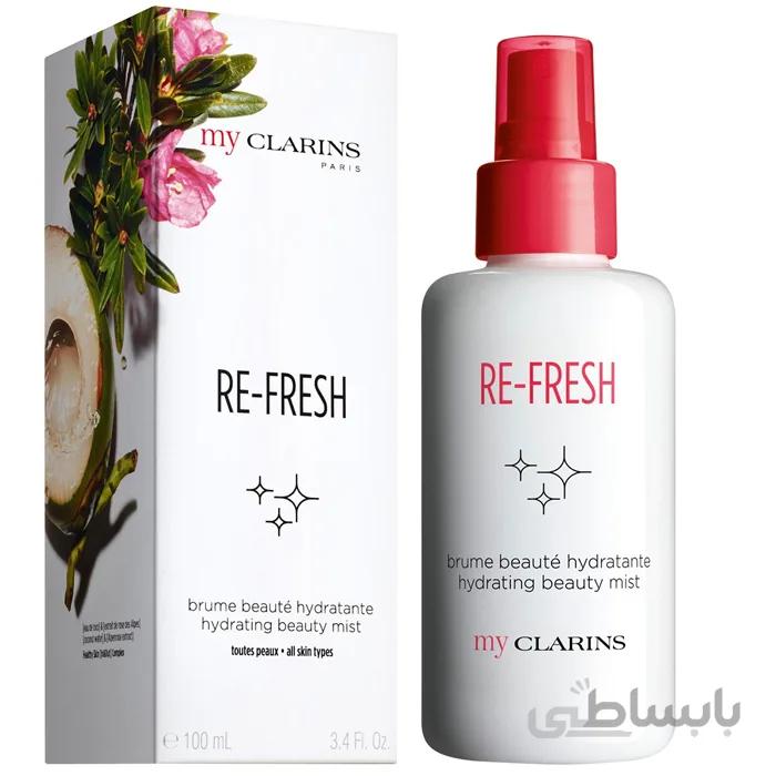 اسپری آبرسان کلارنس Clarins مدل رفرش Re Fresh حجم ۱۰۰ میل