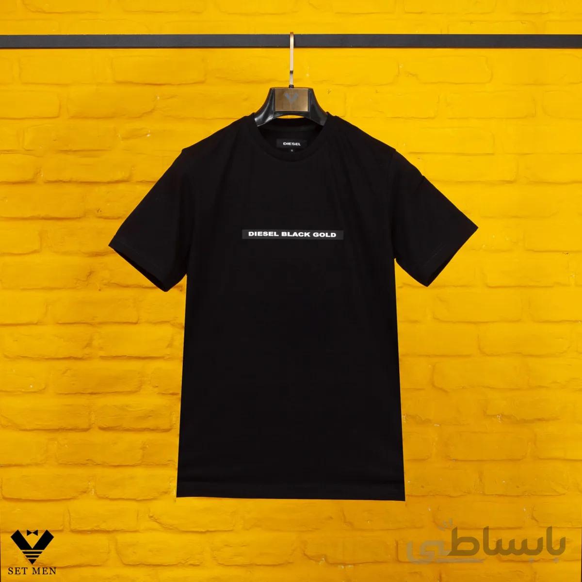 تیشرت یقه گردtg168 Diesel Black Gold