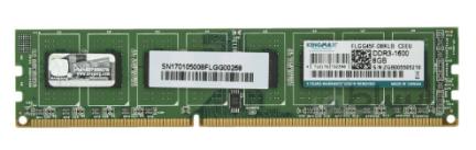 رم دسکتاپ DDR3 تک کاناله 1600 مگاهرتز کینگ مکس ظرفیت 8 گیگابایت ا Kingmax DDR3 1600MHz Single Channel Desktop RAM - 8GB