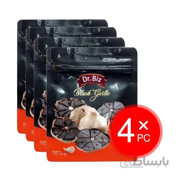 پک 4 عددی سیر سیاه دکتر بیز مقدار 170 گرم