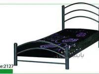 تخت خواب یکنفره فلزی مدل شادی سایز 90x200 سانتیمتر حمل رایگان - تخت بدون کشو